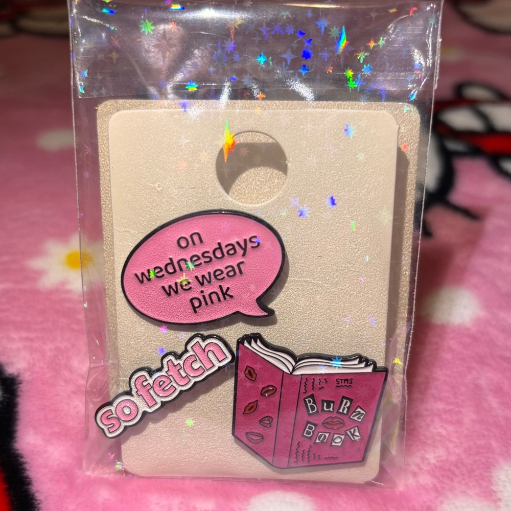 Mean Girls Pink Pin Set